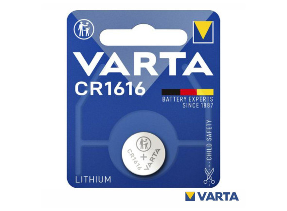 Varta Pilha Lithium Botão CR1616 3V Blister Varta Pilha Lithium Botão CR1616 3V Blister